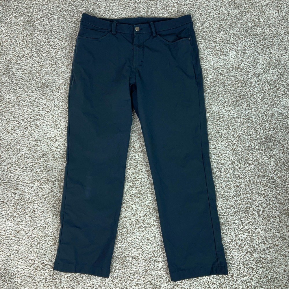 Lululemon Pants Mens 32x28 Navy Blue Active Golf Comfort Performance Chinos